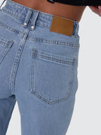 Thrills Co Holly High Rise Stretch Wide Jean - Ageless Blue in Ageless Blue