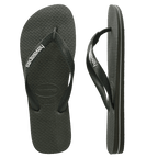 Havaianas Rubber Logo Olive Green in Olive Green
