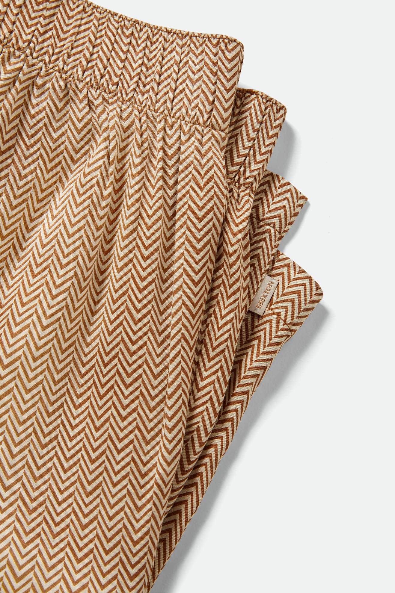 Brixton Hudson Lounge Pant in WASHED COPPER/WHITECAP