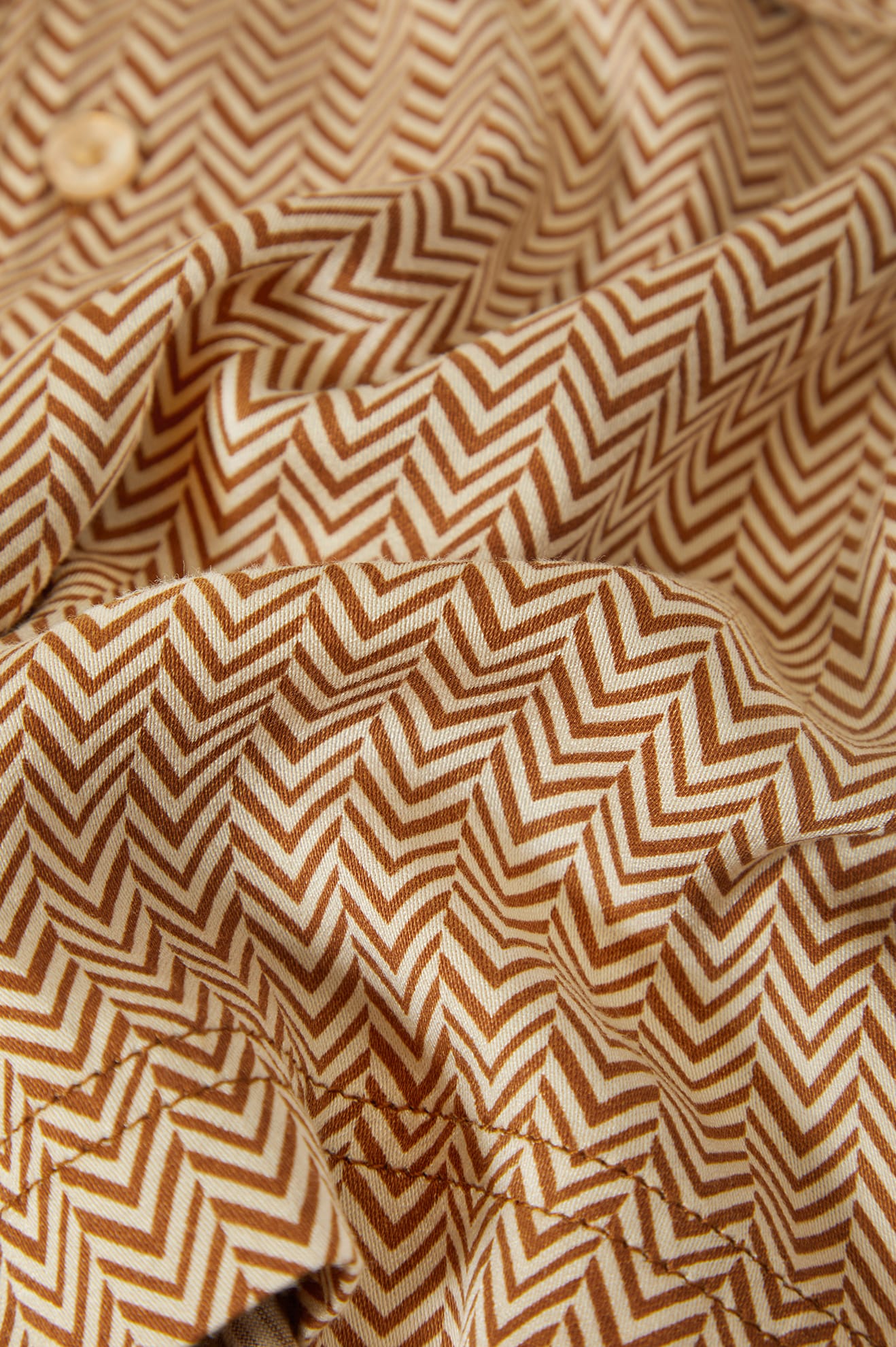 Brixton Hudson Lounge S/S Woven in WASHED COPPER/WHITECAP