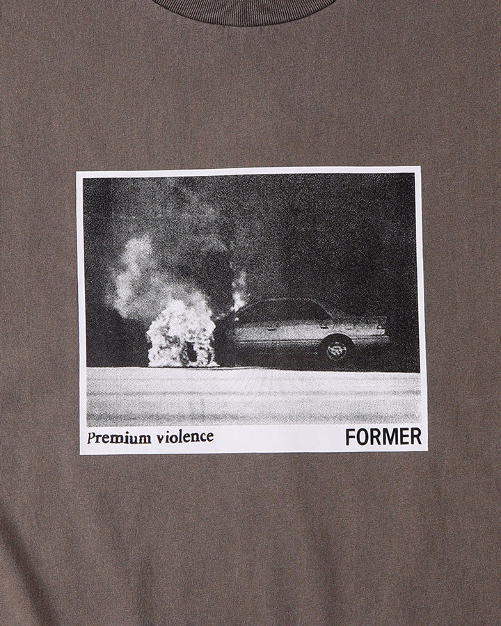 Former Ignite Boxy T-Shirt in WASHED BROWN