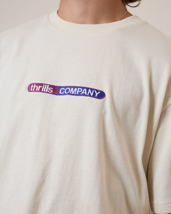 Thrills Immersion Merch Fit Tee - Heritage White in Heritage White
