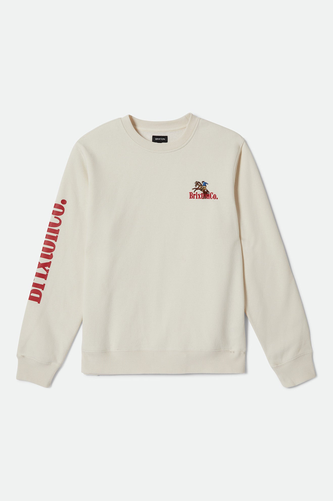 Brixton Inwood Crew in EGRET WHITE