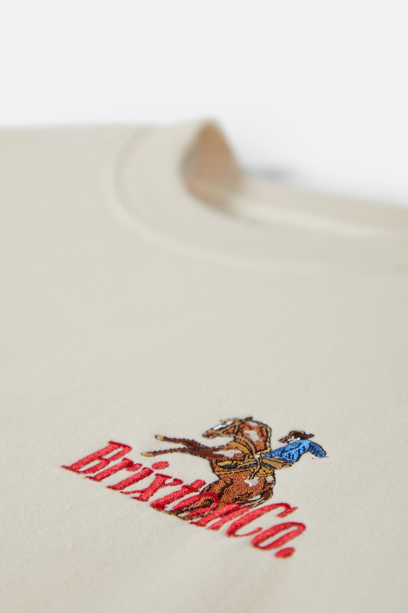 Brixton Inwood Crew in EGRET WHITE