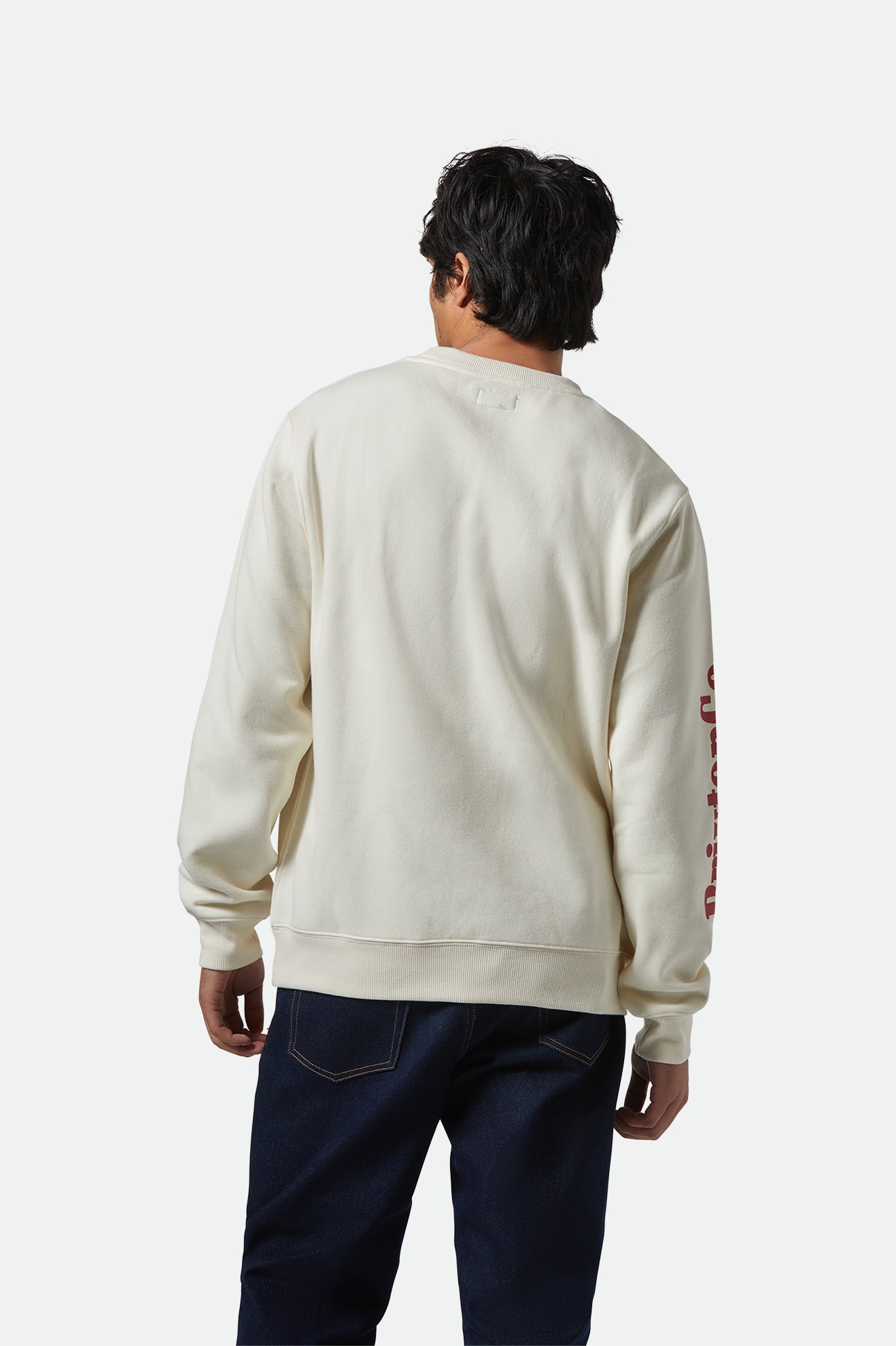 Brixton Inwood Crew in EGRET WHITE
