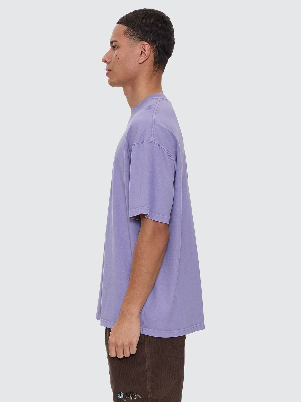 Thrills Co Lair Box Fit Oversize Tee - Foundation Purple in Foundation Purple