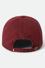 Brixton Le B Adjustable Hat in DARK BRICK