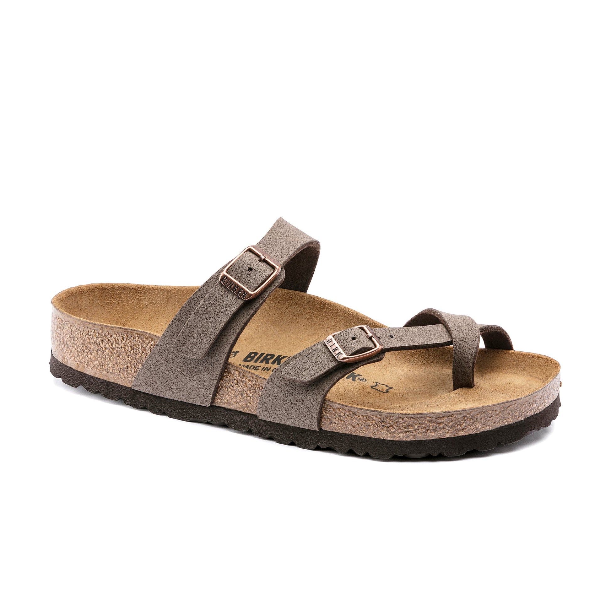 Birkenstock Mayari Mocca Birkibuc Regular in Mayari Mocca Birkibuc