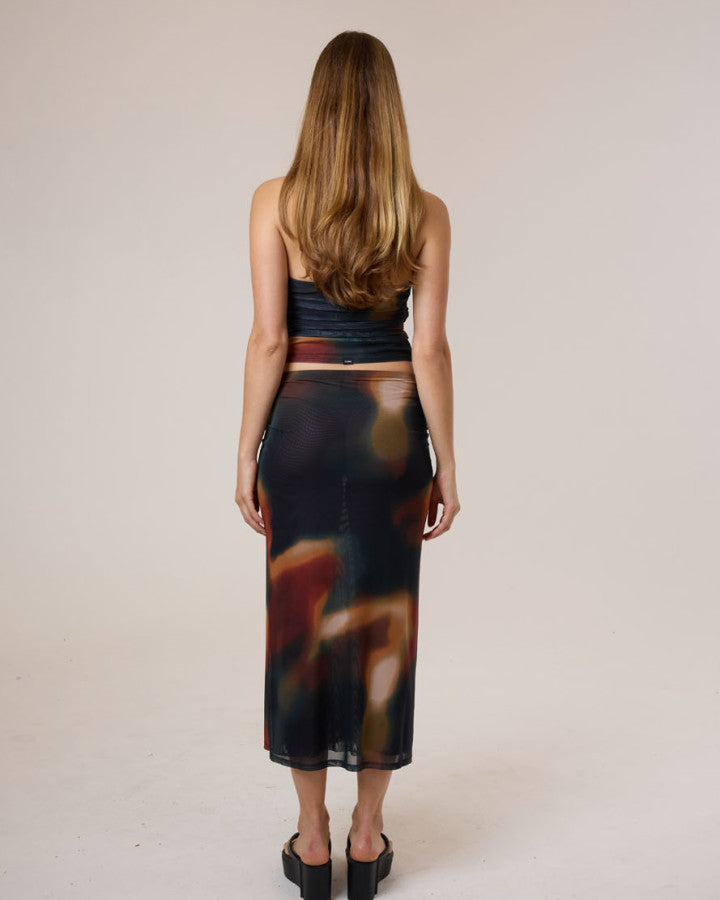 Thrills Metamorphic Daze Slip Skirt - Black in Black