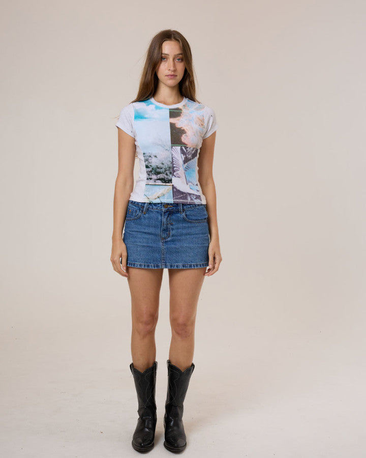 Thrills Natural Progression Club Tee - Cloud in Cloud