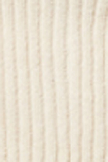 Abrand Jeans Nicky Zip Through Knit in BONE