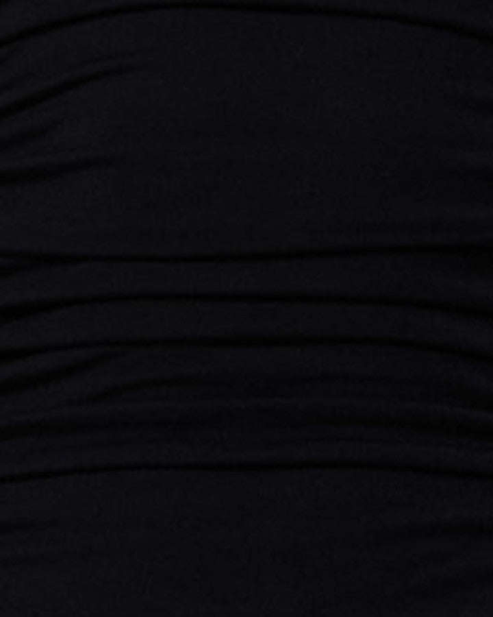 Abrand Jeans Off Duty Halter in BLACK