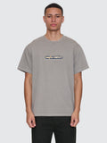 Thrills Co Paradise Falling Embro Merch Fit Tee - Fog in Fog