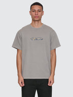 Thrills Co Paradise Falling Embro Merch Fit Tee - Fog in Fog