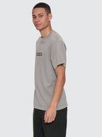 Thrills Co Paradise Falling Embro Merch Fit Tee - Fog in Fog