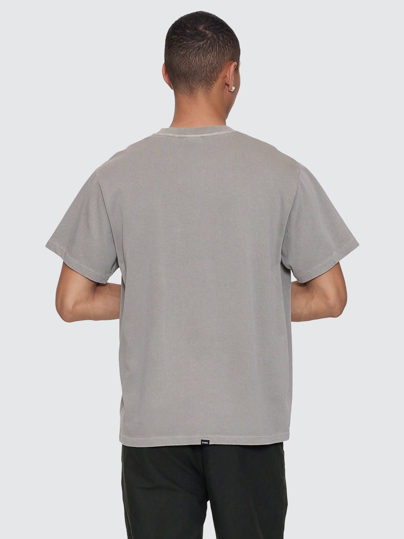 Thrills Co Paradise Falling Embro Merch Fit Tee - Fog in Fog