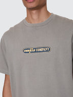 Thrills Co Paradise Falling Embro Merch Fit Tee - Fog in Fog