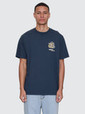Thrills Co Paradise Falling Merch Fit Tee - Federal Blue in Federal Blue