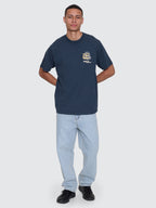 Thrills Co Paradise Falling Merch Fit Tee - Federal Blue in Federal Blue