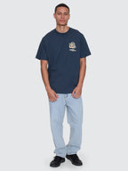 Thrills Co Paradise Falling Merch Fit Tee - Federal Blue in Federal Blue