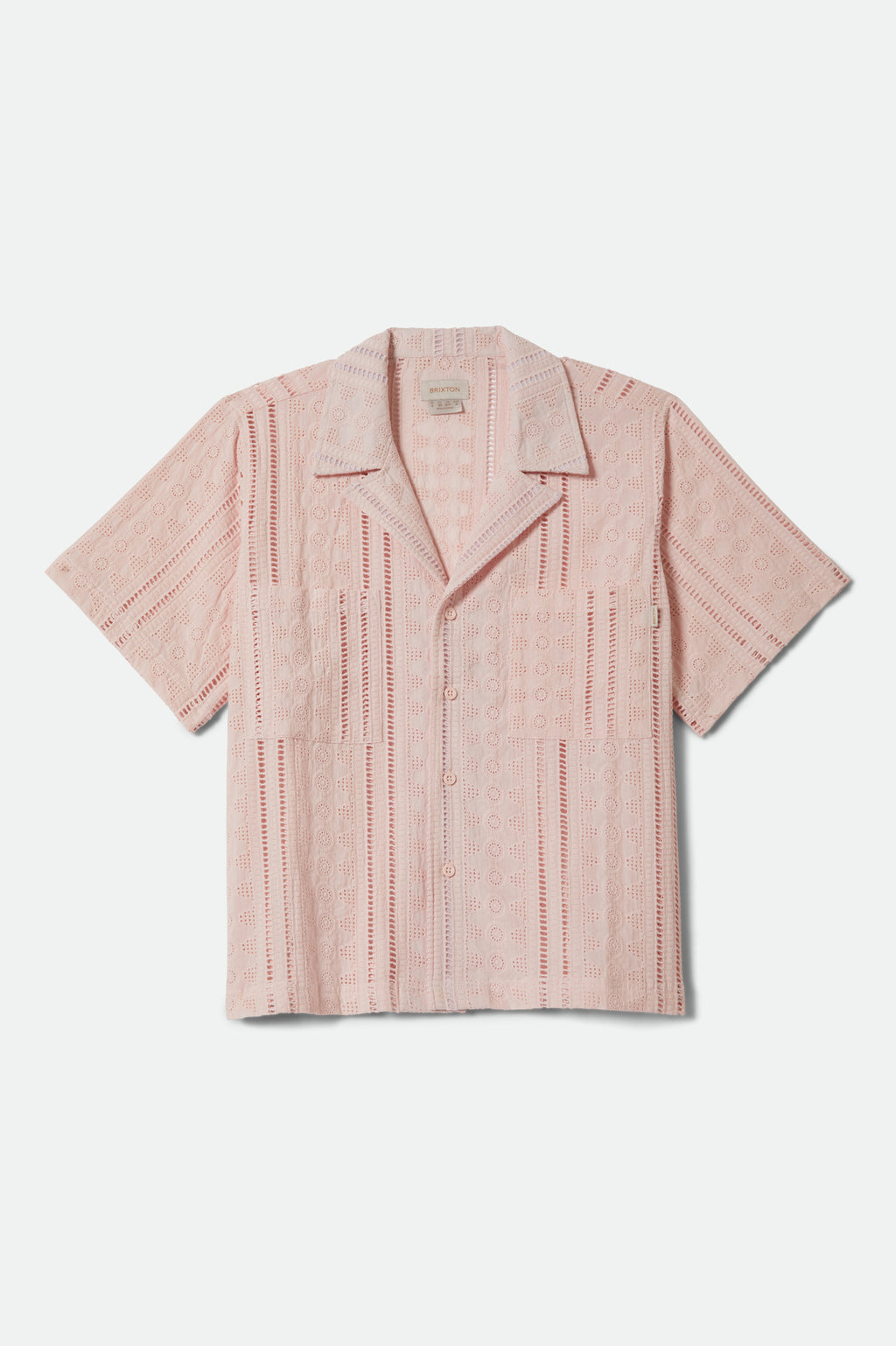 Brixton Paradise Lounge S/S Woven in CHALK PINK
