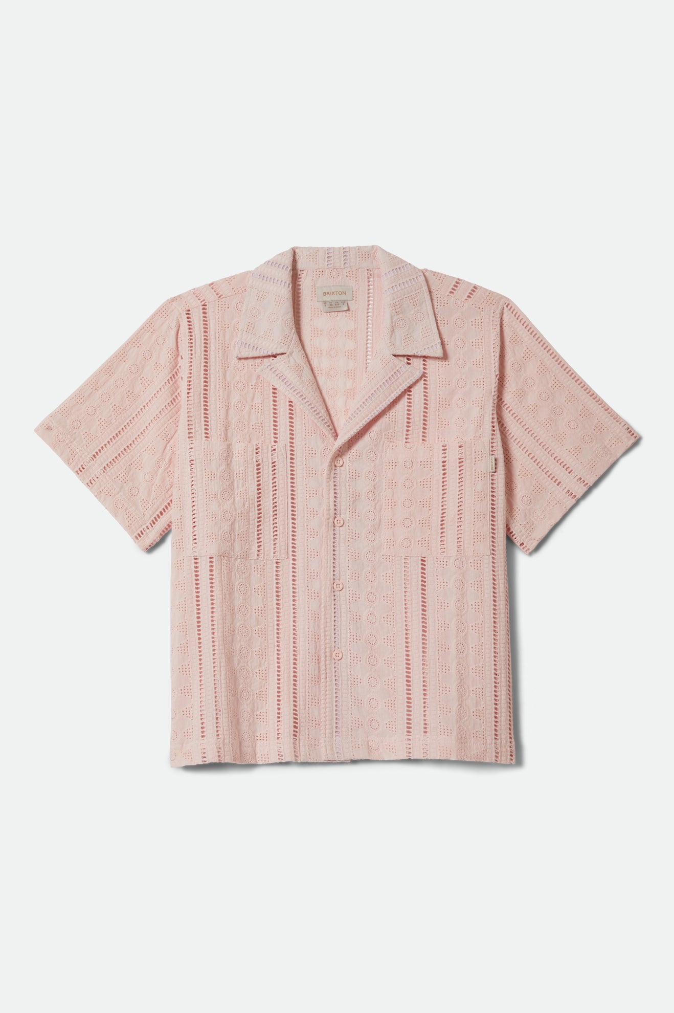 Brixton Paradise Lounge S/S Woven in CHALK PINK