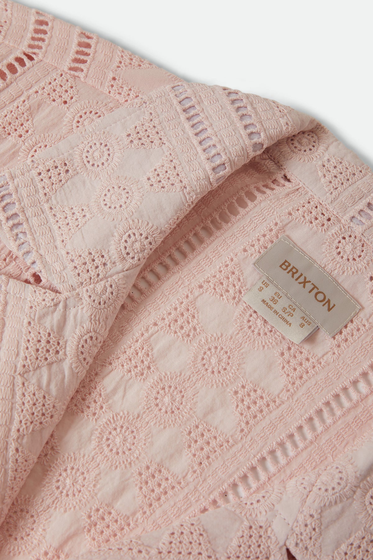 Brixton Paradise Lounge S/S Woven in CHALK PINK