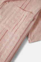 Brixton Paradise Lounge S/S Woven in CHALK PINK