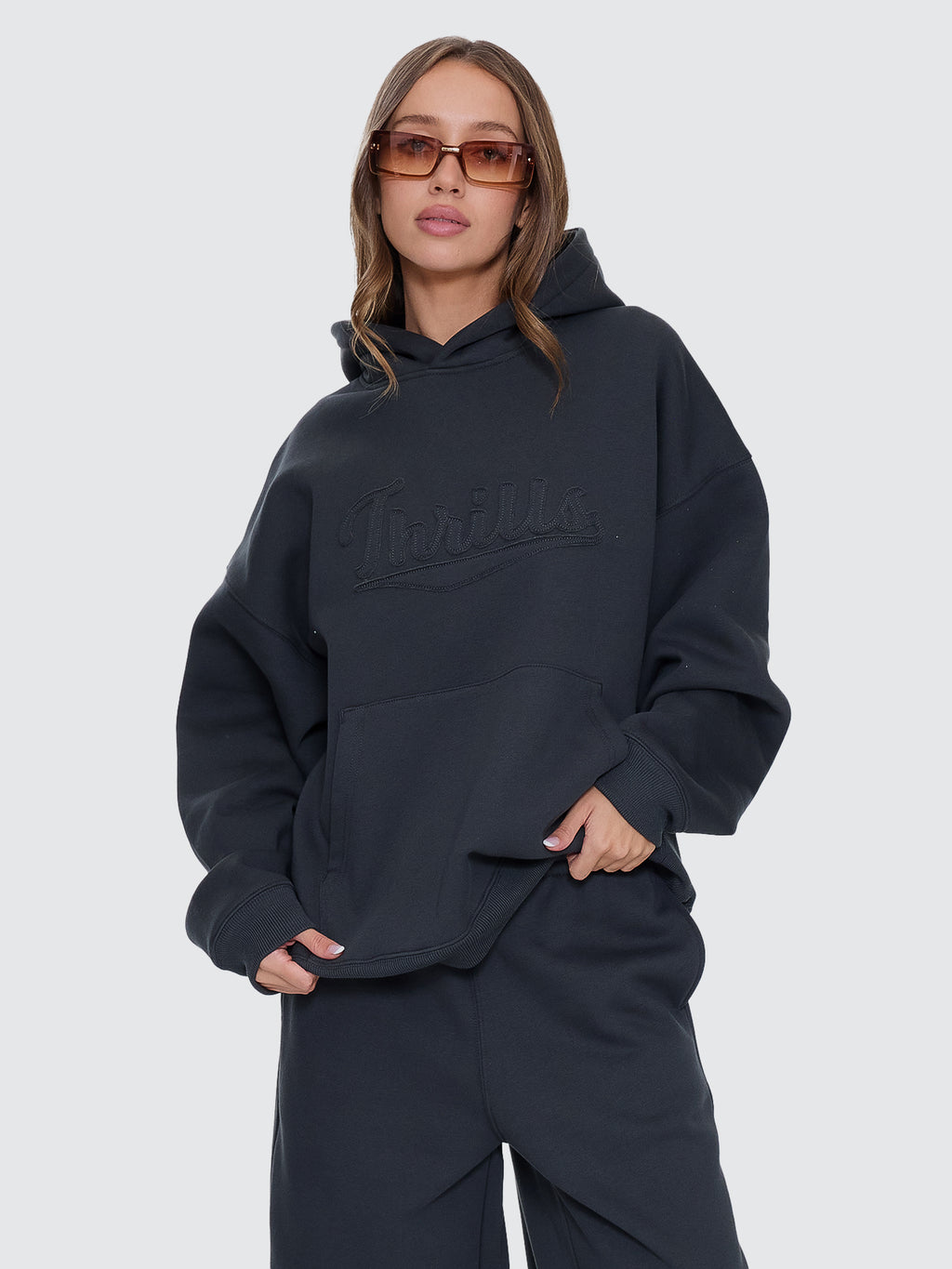 Thrills Co Playmaker Cocoon Panel Hood - Carbon in Carbon