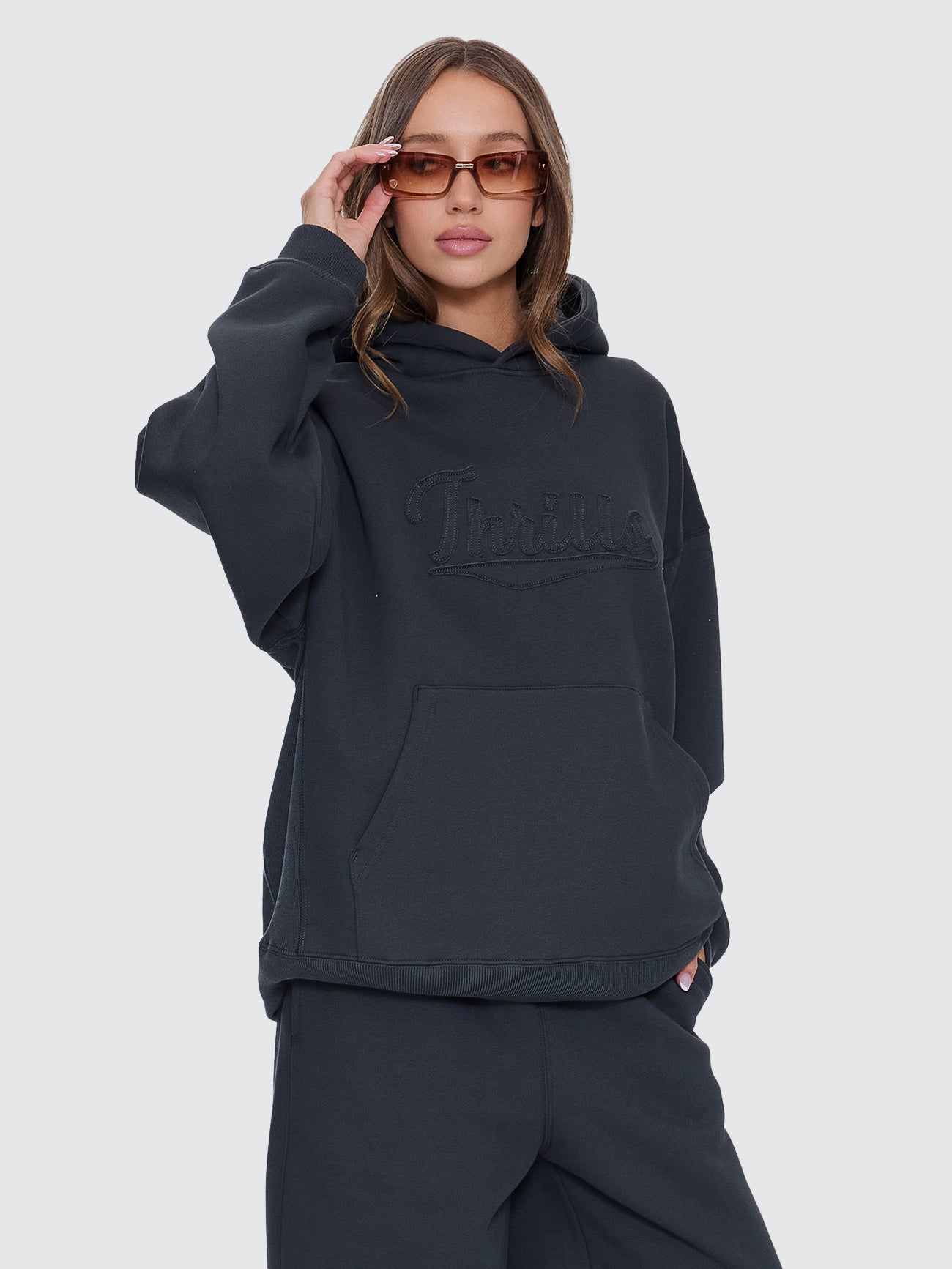 Thrills Co Playmaker Cocoon Panel Hood - Carbon in Carbon