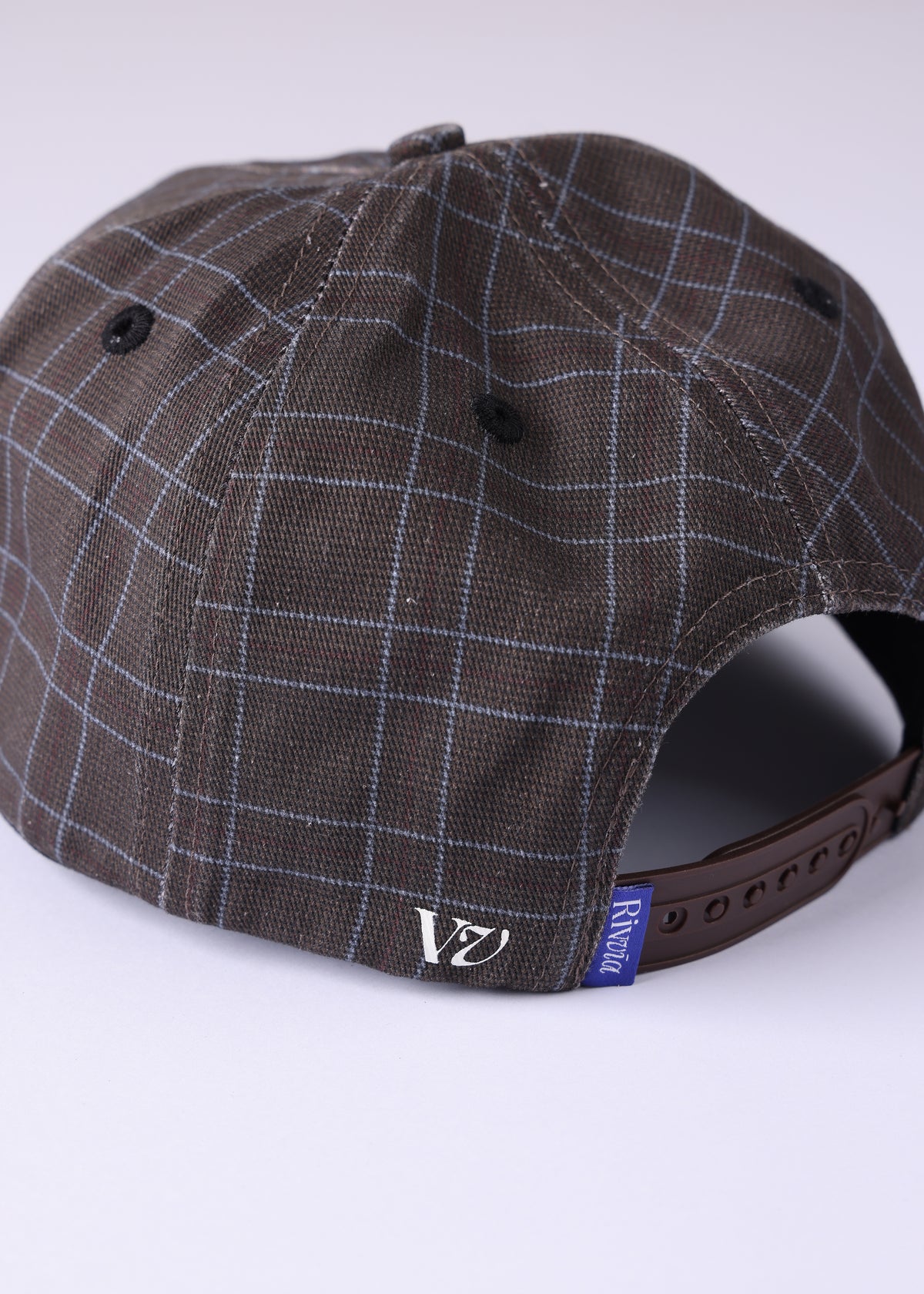 Rivvia Projects Projects Houndstooth Cap in BROWN HOUNDSTOOTH