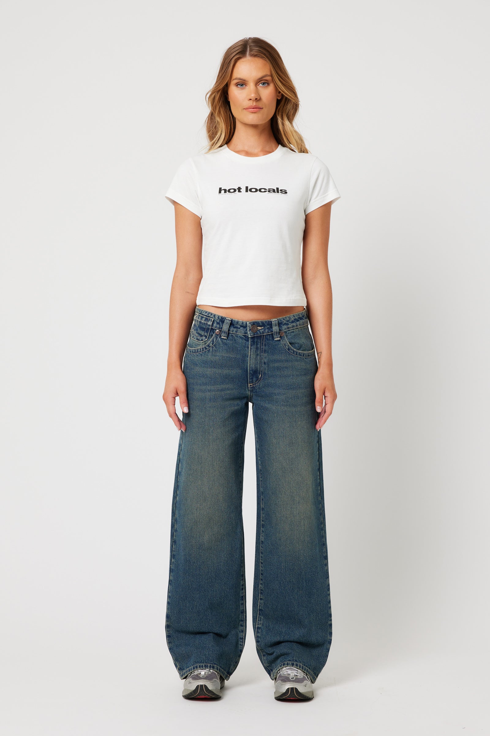 Abrand Jeans Rc 99 Baggy Zola in TINT DARK BLUE