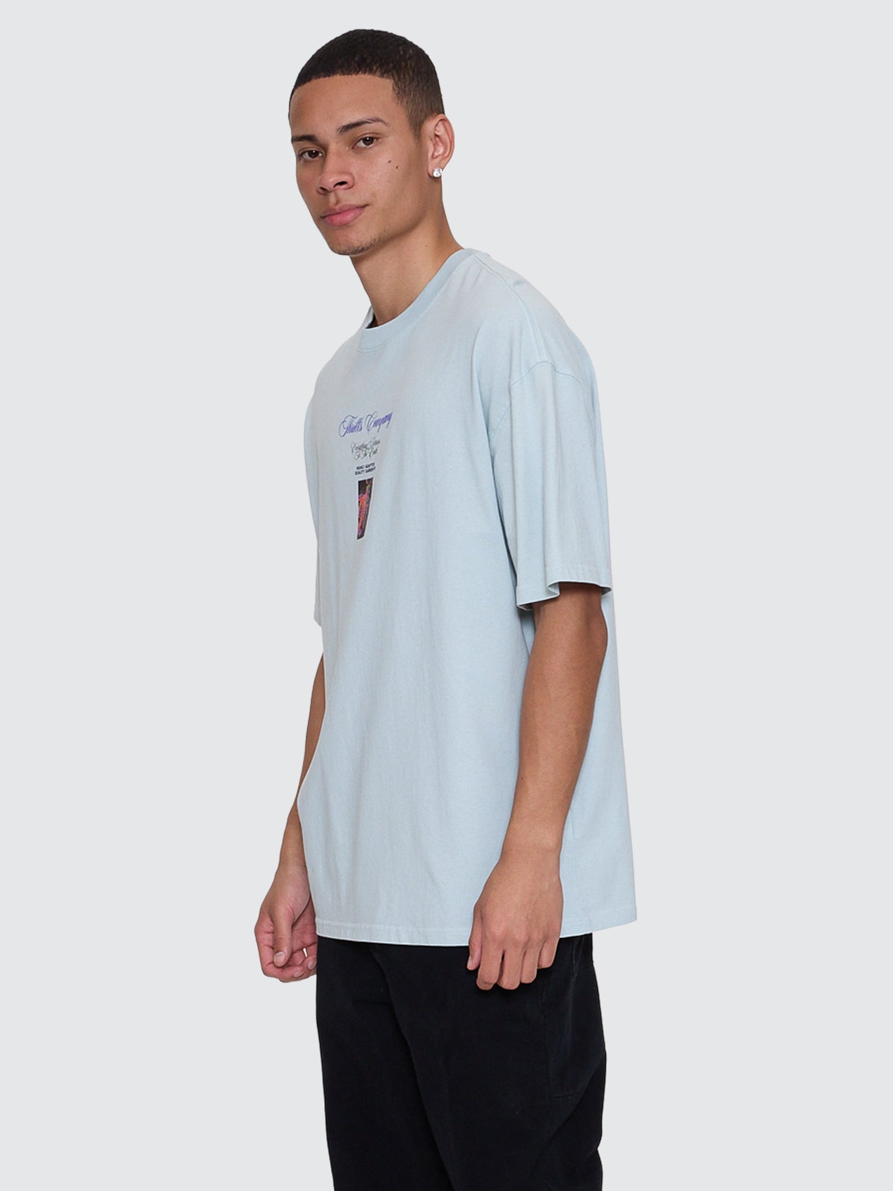 Thrills Co Reentry Box Fit Oversize Tee - Faded Mint in Faded Mint