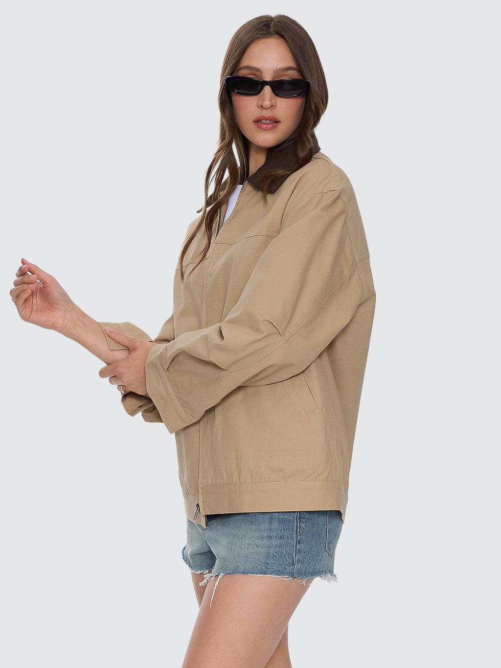 Thrills Co Robbie Chore Jacket - Camel in Camel