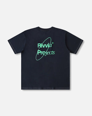 Rivvia Projects Sci-Fi Relaxed Fit T-Shirt in BLACK