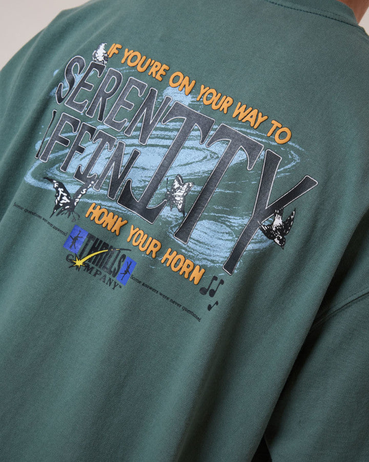 Thrills Serenity Affinity Box Fit Oversize Tee - Sea Pine in Sea Pine