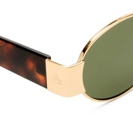 Le Specs Mars Ii in GOLD / DARK TORT