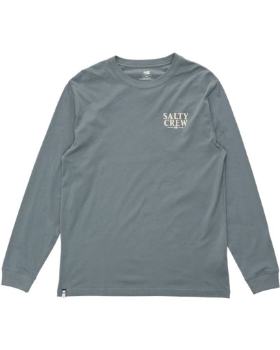 Salty Crew Yellowfin Ls Tee in STORM