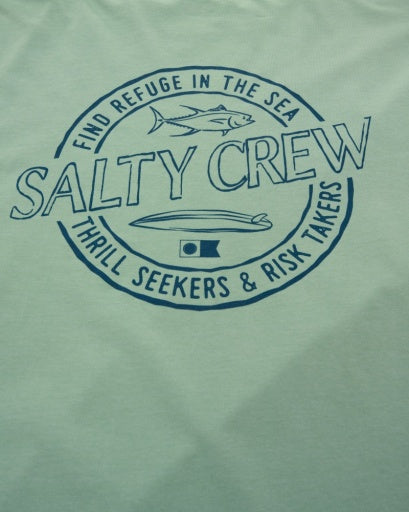 Salty Crew Skewed Premium Ss Tee in MACKERAL