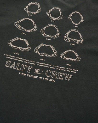 Salty Crew Jawbone Vintage Ss Tee in BLACK