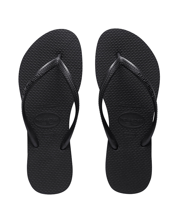 Havaianas Slim Basic Black in Black