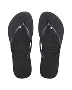 Havaianas Slim Crystal Sw Ll Black in Black