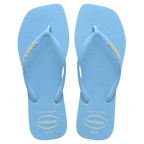 Havaianas Slim Square Logo Pop Up Lavender in Lavender