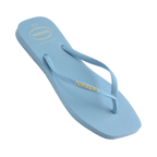 Havaianas Slim Square Logo Pop Up Lavender in Lavender