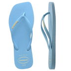 Havaianas Slim Square Logo Pop Up Lavender in Lavender