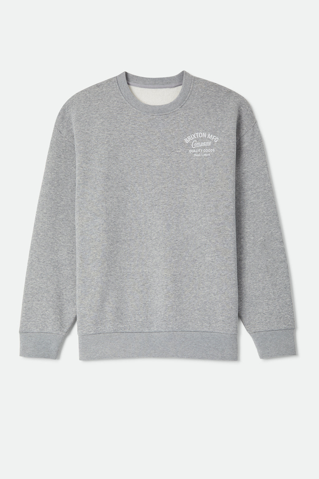 Brixton Straton Crew in HEATHER GREY
