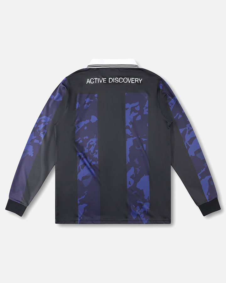 Rivvia Projects Team Vv Ls Polo in BLUE BLACK