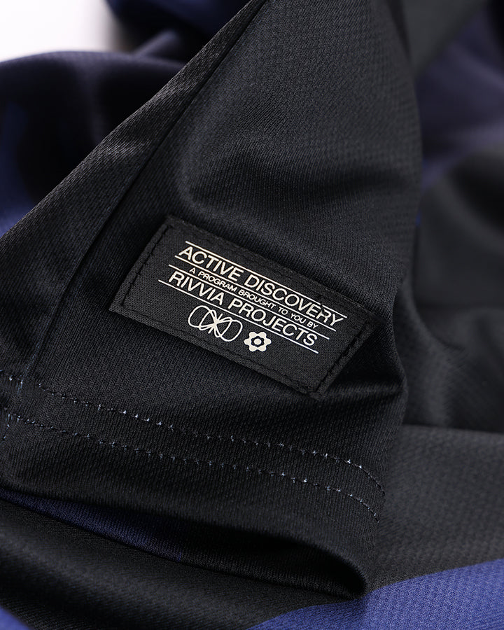 Rivvia Projects Team Vv Ls Polo in BLUE BLACK