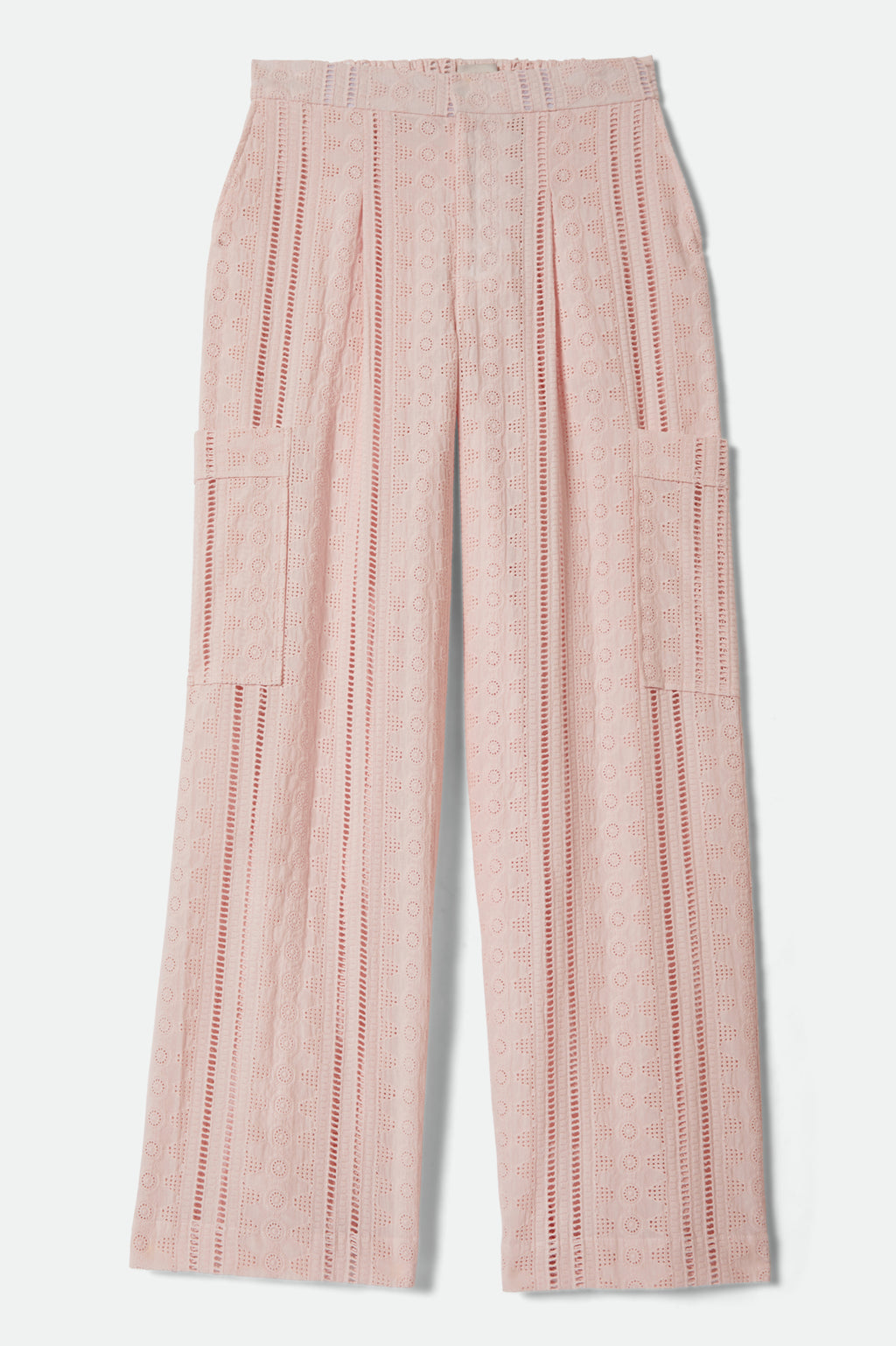 Brixton The Mercer Wide Leg Trouser Pa in CHALK PINK