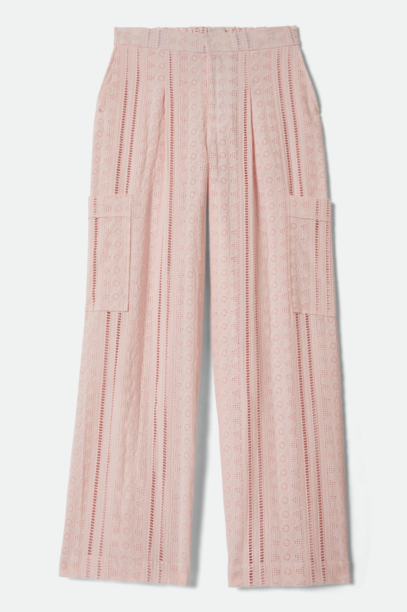 Brixton The Mercer Wide Leg Trouser Pa in CHALK PINK